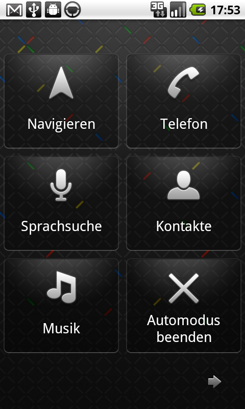 Google Android 2.x Automodus