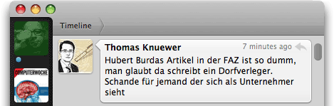 Neuer Tweet von tknuewer zum Burda-Unfug