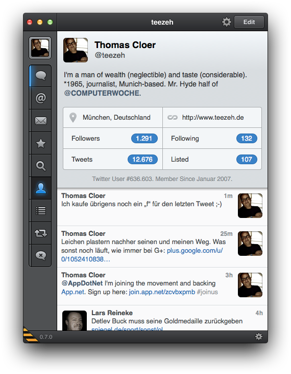 Tweetbot Mac Alpha 5 Screenshot