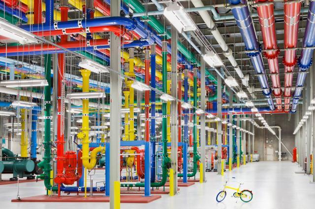 Wasserleitungen im Google-RZ in Douglas County, Georgia