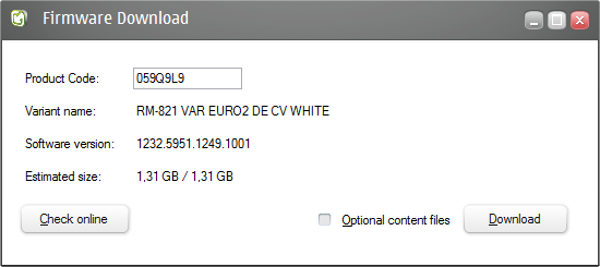 Nokia Care Suite 5.0 Firmware-Download