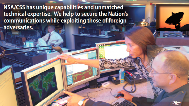 Screenshot from the NSA Core Values brochure