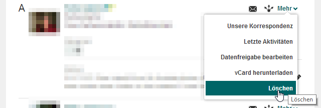 Xing Kontakt Mehr Löschen