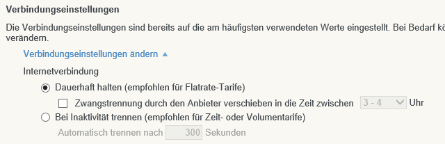 Fritz!Box Einstellungen Zeitfenster Zwangstrennung