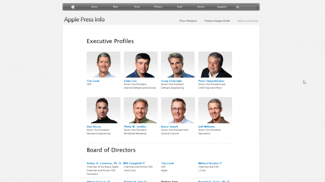 $AAPL Mgmt Bios (US)