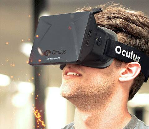 Oculus Rift vorm Kopf