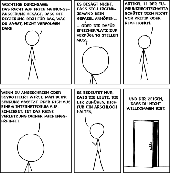 xkcd Meinungsfreiheit