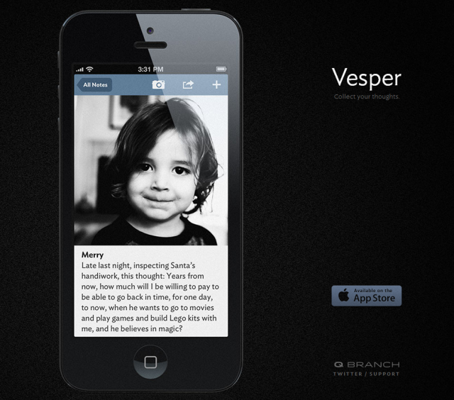 Vesperapp.co Screenshot